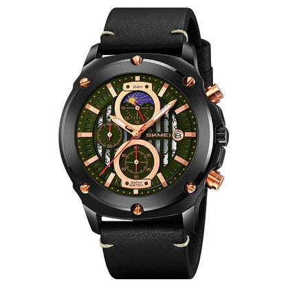 Multi-functional Star Timing Quartz Watch For Men