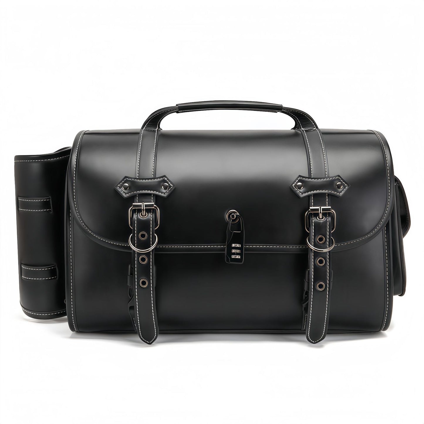 Cross-border Hot Sale Motorcycle Tail Coded Lock Of Bags And Suitcases Side Bag Prince Cruise Modified Side Bag Dark Punk