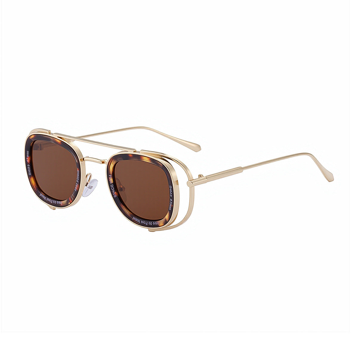 Fashion Oval Retro High Sunglasses