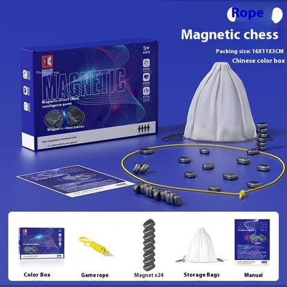 Magnetische Wirkung Doppel Brettspiel Logik Denken Training Spielzeug Freizeit Magnetische Saug Schlacht Schach