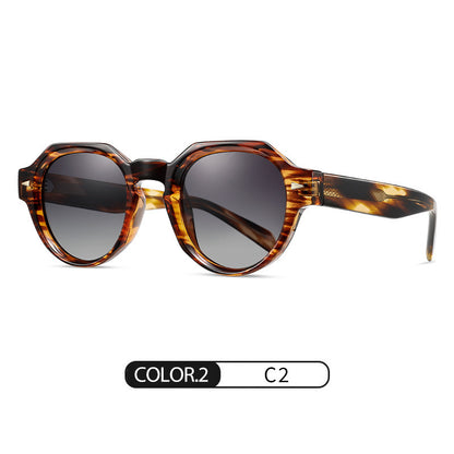 Round Frame UV Protection Sunglasses