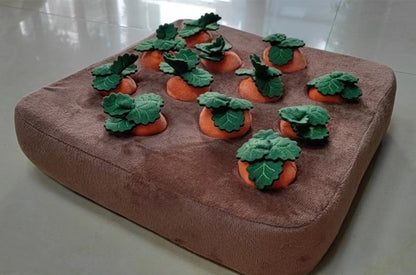 Pet Dog Toys Carrot Plush Toy Vegetable Chew Toy For Dogs Snuffle Mat For Dogs Cats Durable Chew Puppy Toy Dogs Accessories - X2-Shopping