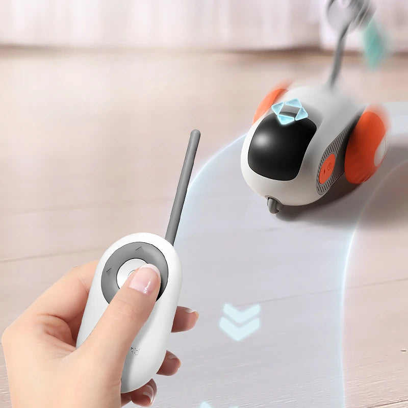 Remote Control Interactive Cat Car Toy USB Charging Chasing Automatic Self-moving Remote Smart Control Car Interactive Cat Toy Pet Products - X2-Shopping