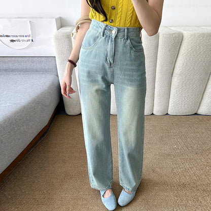 Jeans Women's Tall Straight Leg Cropped Trousers