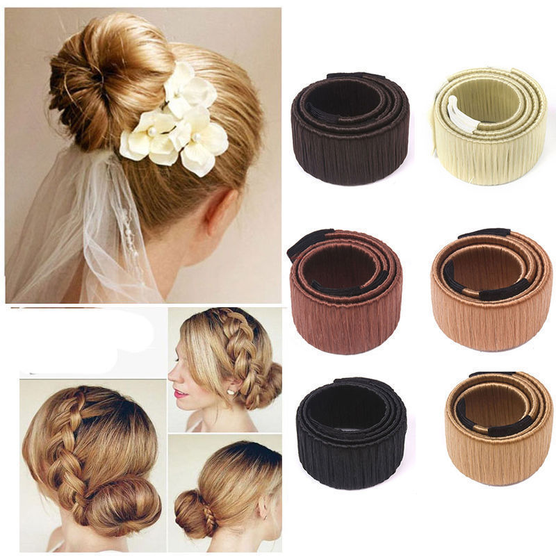 Magic French Twist Magic Hair Bun Maker Haargummi elastisch