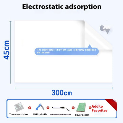 Kunststoff-Whiteboard-Wandaufkleber mit elektrostatischer Adsorption