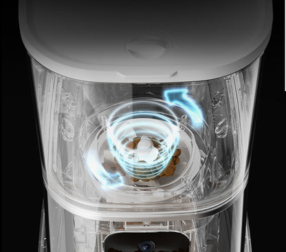 Pet Automatic Feeder Large Capacity Smart Voice Recorder APP Control Timer Feeding Cat Dog Food Dispenser With WiFi Pet Bowl - X2-Shopping