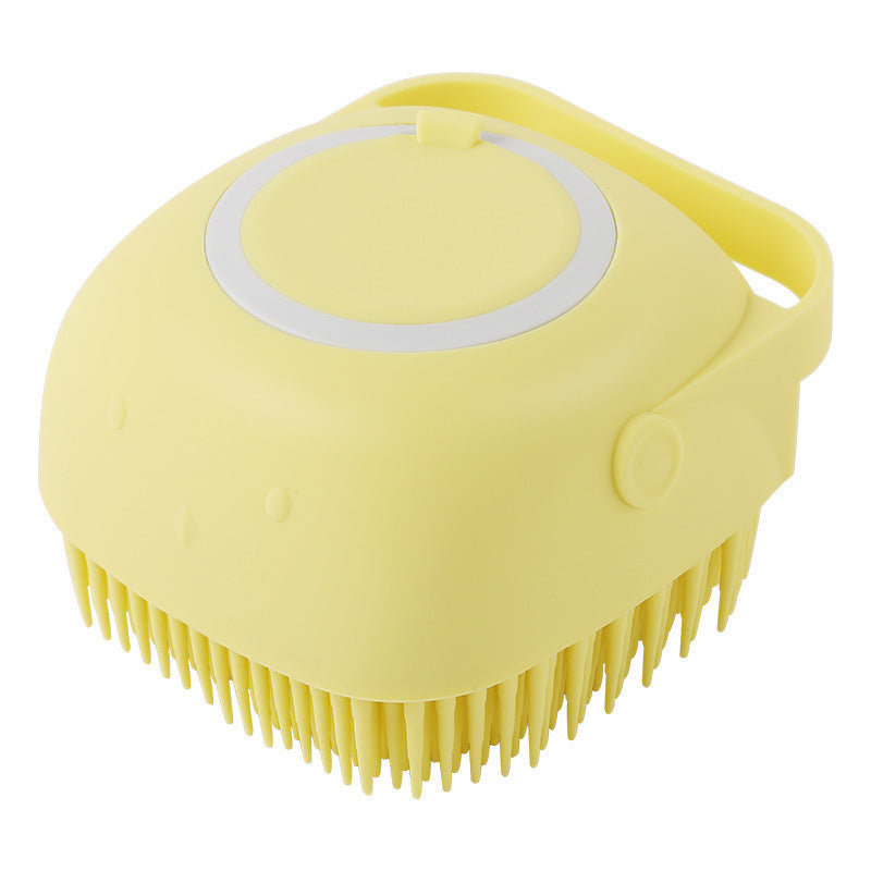 Silicone Dog Bath Massage Gloves Brush Pet Cat Bathroom Cleaning Tool Comb Brush For Dog Can Pour Shampoo Dog Grooming Supplies - X2-Shopping