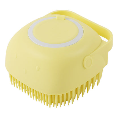Silicone Dog Bath Massage Gloves Brush Pet Cat Bathroom Cleaning Tool Comb Brush For Dog Can Pour Shampoo Dog Grooming Supplies - X2-Shopping