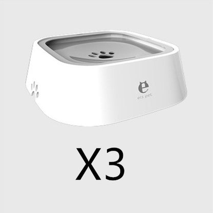 1.5L Cat Dog Water Bowl Carried Floating Bowl Anti-Overflow Slow Water Feeder Dispenser Pet Fountain ABS&PP Dog Supplies - X2-Shopping