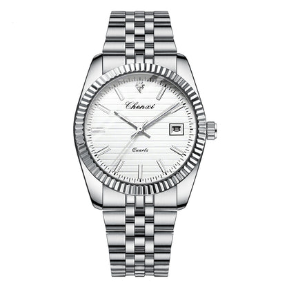 Business Calendar Luminous Waterproof Quartz Watch