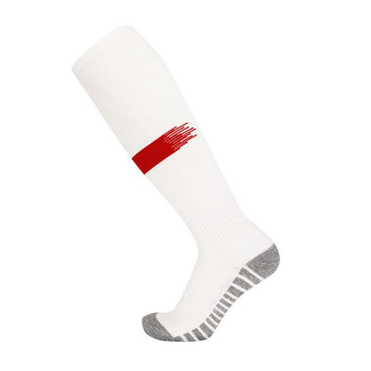 Lange, verdickte Fußballsocken für Herren, Handtuchunterseite, Trainingssport