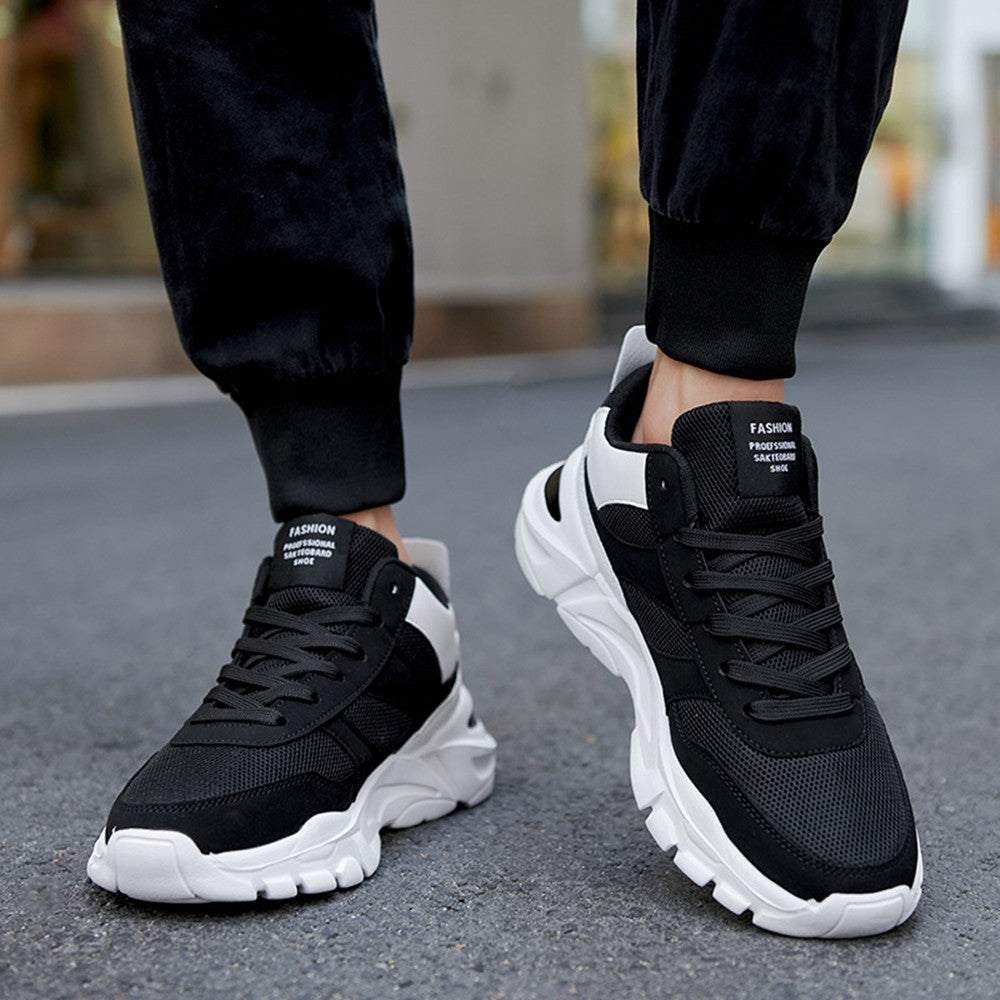 Mesh Black Sports Men's Casual Running Shoes