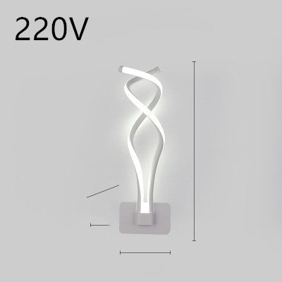 Led wand lampe nordic minimalistischen schlafzimmer nacht lampe