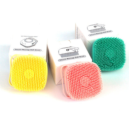 Silicone Dog Bath Massage Gloves Brush Pet Cat Bathroom Cleaning Tool Comb Brush For Dog Can Pour Shampoo Dog Grooming Supplies - X2-Shopping