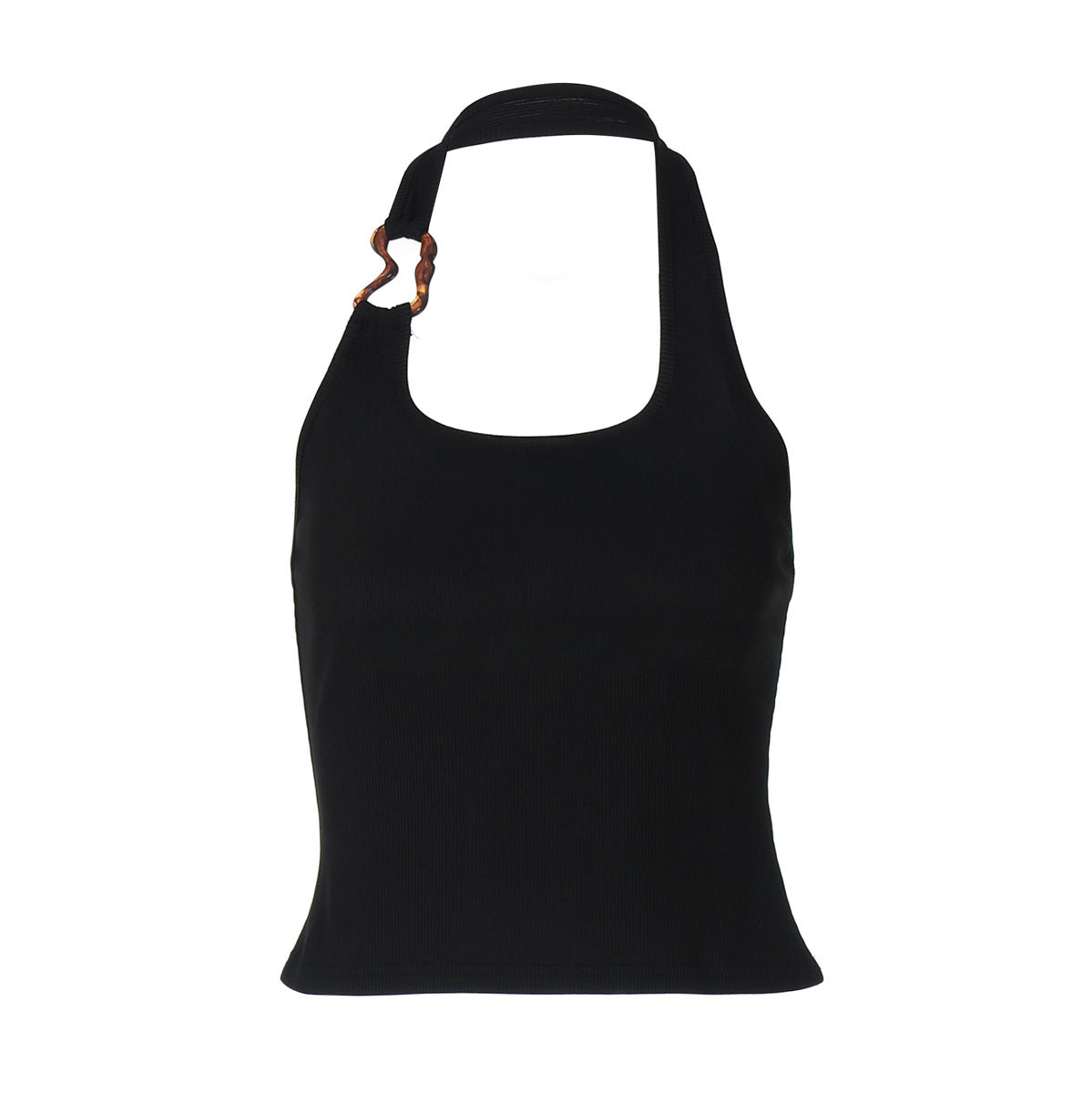 U-neck Halter Spaghetti Straps Vest For Women