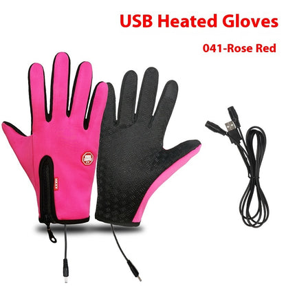 USB Elektrische Heizung Heizung Handschuhe Winter Im Freien Sport Skifahren Warme