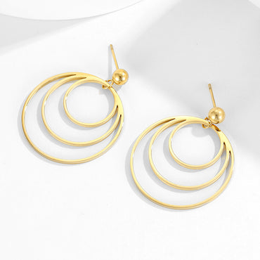 Stainless Steel Multi-layer Ear Ring All-match