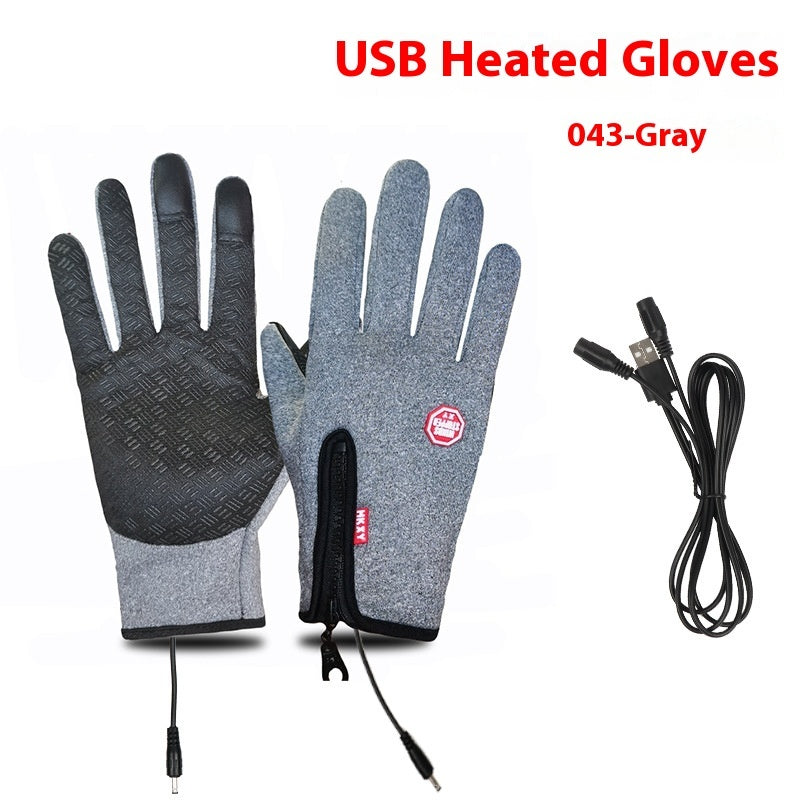 USB Elektrische Heizung Heizung Handschuhe Winter Im Freien Sport Skifahren Warme