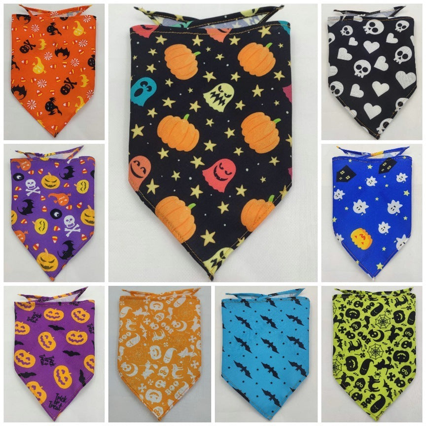 Pet Drool Towel Pet Scarf Pet Triangle Towel - X2-Shopping