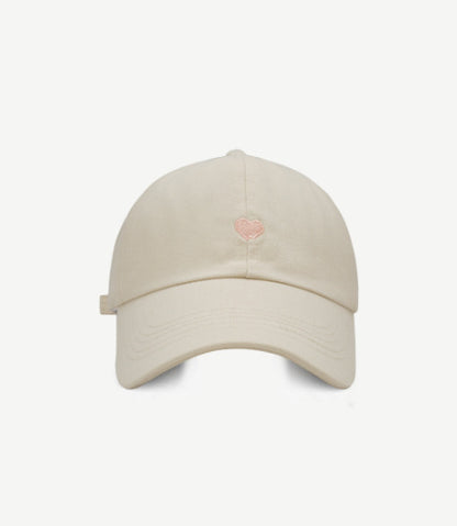 Preppy Style Love Embroidery Ponytail Half Topless Hat - X2-Shopping
