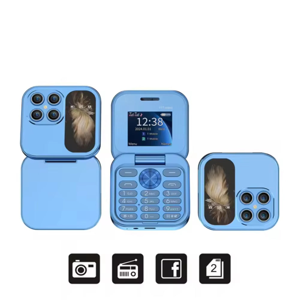 Klapp-Bildschirm Dual-Karte Dual-Standby 2G Handy