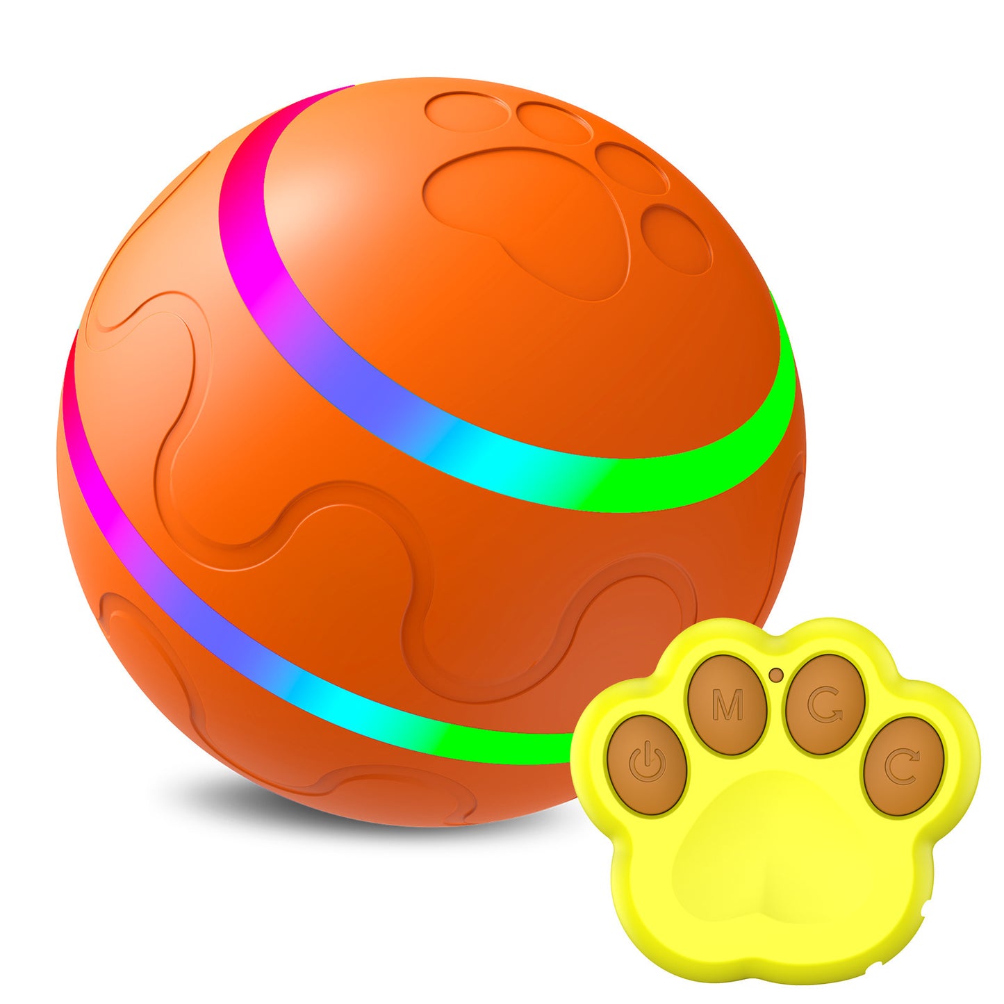 Pet New Cat Wicked Ball Toy Intelligent Ball USB Cat Toys Self Rotating Ball Automatic Rotation Ball - X2-Shopping