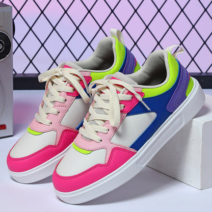 Plattform Skateboard Schuhe Paar Casual Flache Schuhe