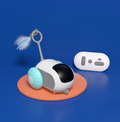 Remote Control Interactive Cat Car Toy USB Charging Chasing Automatic Self-moving Remote Smart Control Car Interactive Cat Toy Pet Products - X2-Shopping