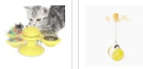 Cat Rotating Windmill Multi-Function Toys Itch Scratching Device Teeth Shining Toy - X2-Shopping