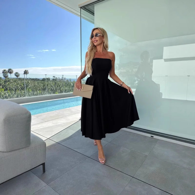Women's Elegant Retro Dopamine Dress