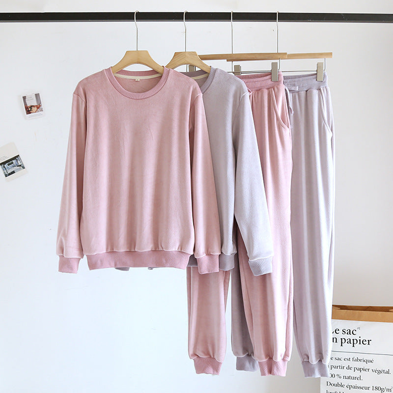 Paar-Pyjamas, Loungewear, kann draußen getragen werden