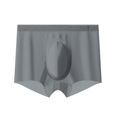 Sommer Erfrischende Atmungsaktive Herren Ice Silk Unterwäsche Nahtlose Ultradünne Boxershorts