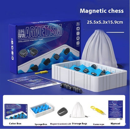 Magnetische Wirkung Doppel Brettspiel Logik Denken Training Spielzeug Freizeit Magnetische Saug Schlacht Schach