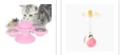 Cat Rotating Windmill Multi-Function Toys Itch Scratching Device Teeth Shining Toy - X2-Shopping