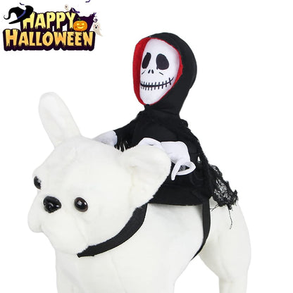 NEW Funny Pet Halloween Costume Halloween Pet Decoration Dress Up Pet Cosplay Costume Halloween Pet Clothes Spider Pumpkin Vest - X2-Shopping