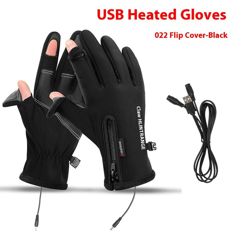 USB Elektrische Heizung Heizung Handschuhe Winter Im Freien Sport Skifahren Warme