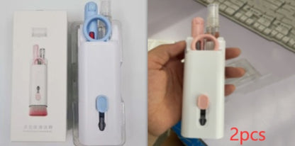 مجموعة أقلام تنظيف سماعات الرأس متعددة الوظائف المتوافقة مع تقنية البلوتوث، منظف لوحة المفاتيح، أدوات التنظيف، مجموعة أدوات سحب أغطية المفاتيح