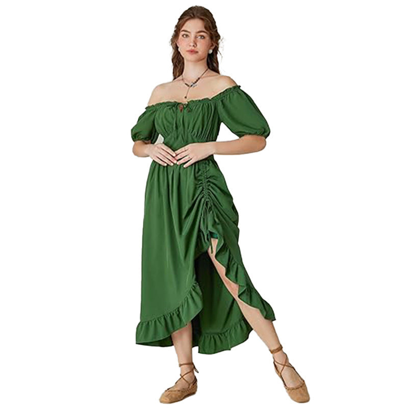 Retro Irregular Women's Stage Dress - X2-Shopping