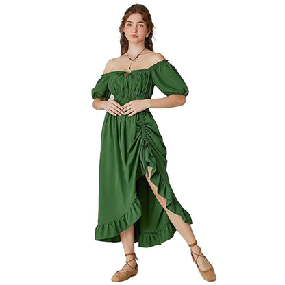 Retro Irregular Women's Stage Dress - X2-Shopping
