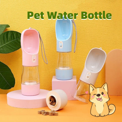 Pet Dog Water Bottle Feeder Bowl Portable Water Food Bottle Pets Outdoor Travel Drinking Dog Bowls Water Bowl For Dogs - X2-Shopping