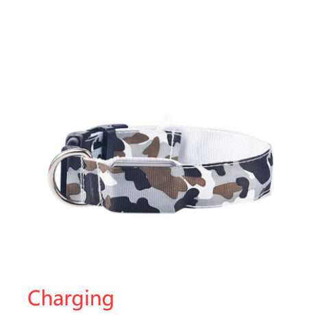 Camouflage pet supplies luminous dog collar - X2-Shopping