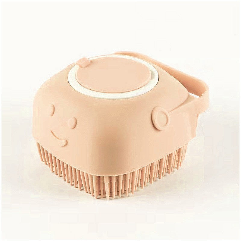 Silicone Dog Bath Massage Gloves Brush Pet Cat Bathroom Cleaning Tool Comb Brush For Dog Can Pour Shampoo Dog Grooming Supplies - X2-Shopping