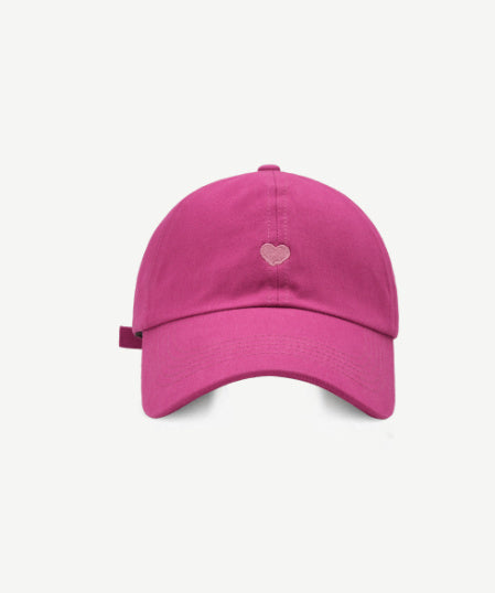 Preppy Style Love Embroidery Ponytail Half Topless Hat - X2-Shopping