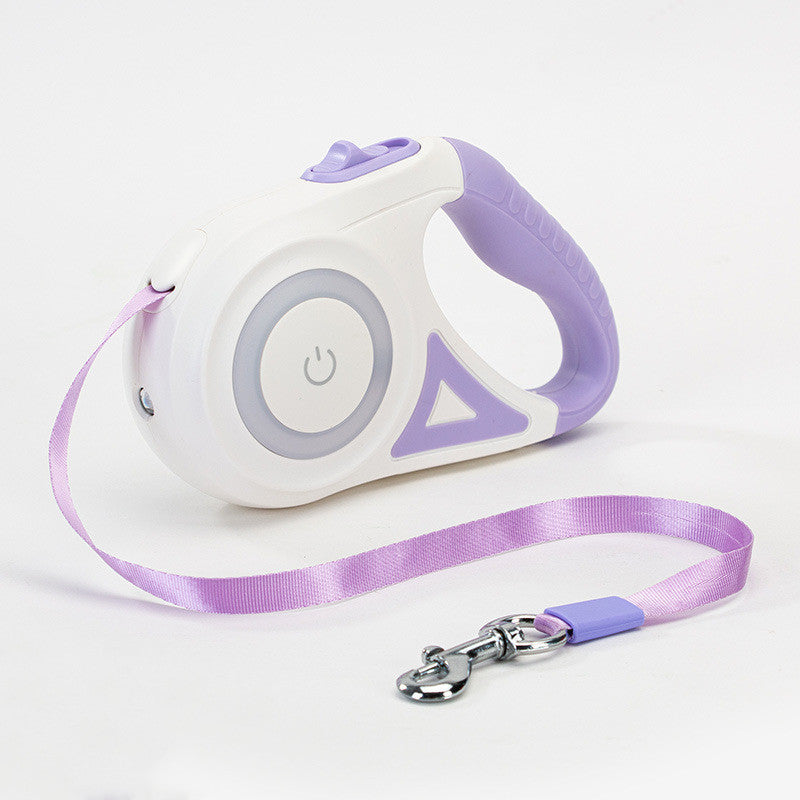 Dog Leash Retractable Leash And Dog Collar Spotlight Automatic Pet Dog Cat Traction Rope For Small Medium Dogs Pet Product - X2-Shopping