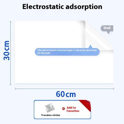 Kunststoff-Whiteboard-Wandaufkleber mit elektrostatischer Adsorption