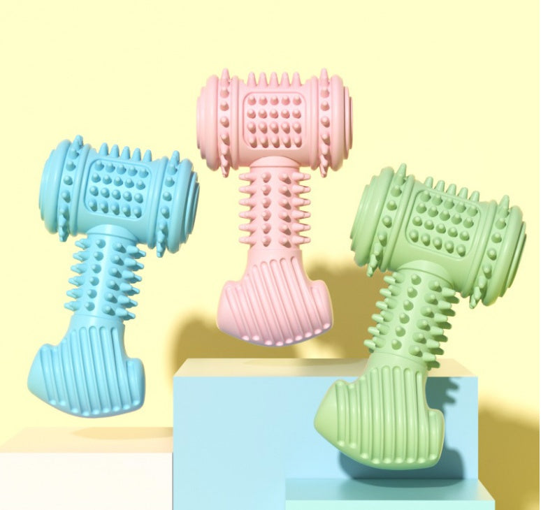 Dog Chew Toy Dogs Teeth Cleaning Toys Indestructible TPR Chewing Bite Resistant Teething Toys Pet Products - X2-Shopping