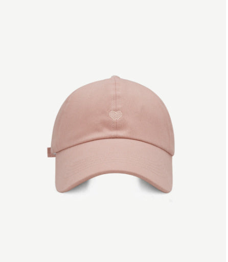Preppy Style Love Embroidery Ponytail Half Topless Hat - X2-Shopping