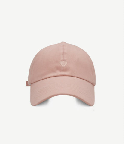 Preppy Style Love Embroidery Ponytail Half Topless Hat - X2-Shopping