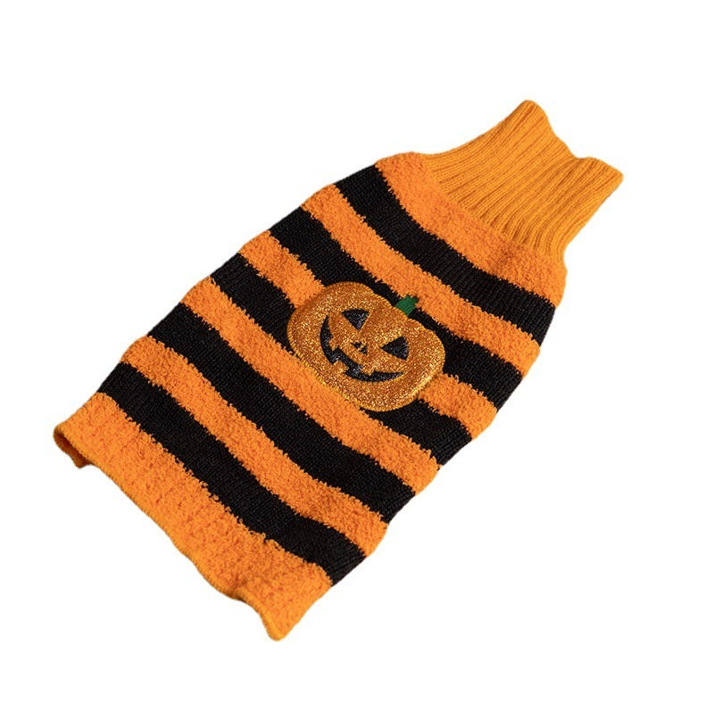 Halloween Dog Sweaters Pet Costume Teddy Warm Leisure Sweater Cosplay Clothes For Dogs Pets Outfits - X2-Shopping
